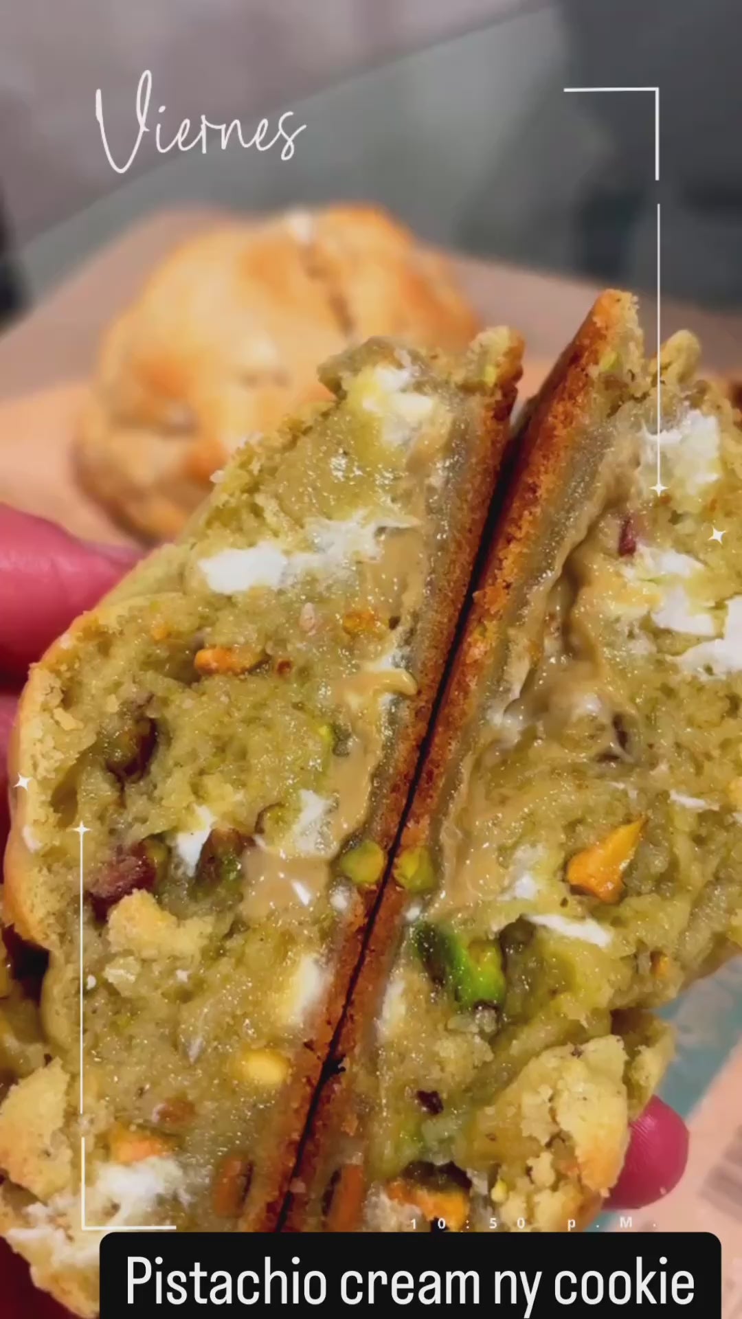 Pistachio cream ny style cookie